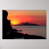 Komodo Sunset Poster (Voorkant)