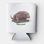 Komodo varaan illustratie blikjeskoeler (Voorkant)