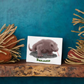 Komodo varaan illustratie fotoplaat (Zijkant)