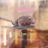 Komodo varaan illustratie raamsticker (Vel 2)