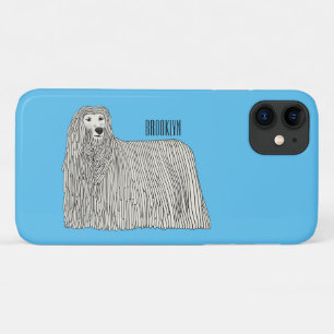 Komondor cartoon illustratie Case-Mate iPhone case