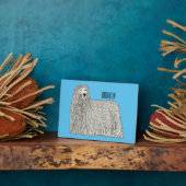 Komondor cartoon illustratie fotoplaat (Zijkant)
