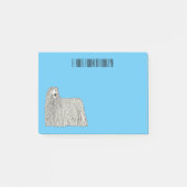Komondor cartoon illustratie post-it® notes (Voorkant)