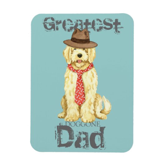 Komondor Dad Magneet (Verticaal)