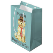 Komondor Dad Medium Cadeauzakje (Voorkant Gekanteld)