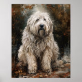 Komondor Dog Art Print Poster (Voorkant)