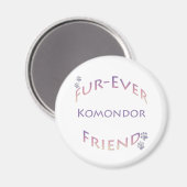 Komondor Furever Magneet (Voorkant / Achterkant)