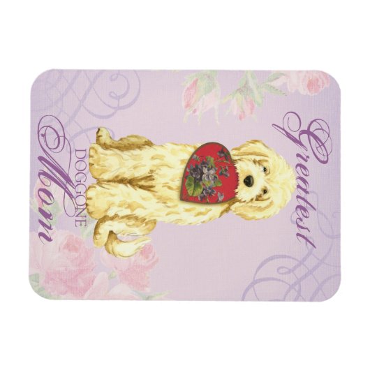 Komondor Heart mama Magneet (Horizontaal)