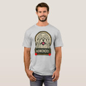 Komondor Hongaarse herdershond Mop Dog met Dreads T-shirt (Voorkant volledig)
