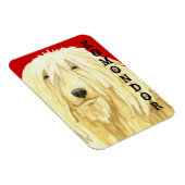 Komondor kleurenblok magneet (Rechterzijde)