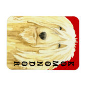 Komondor kleurenblok magneet (Horizontaal)