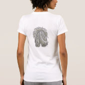 Komondor mama t-shirt (Achterkant)