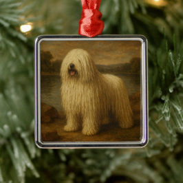 Komondor Metalen Ornament