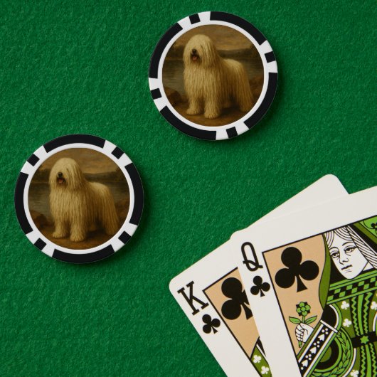 Komondor Poker Chips (Pokertafel (Dubbel))