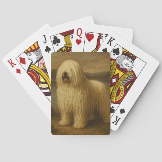 Komondor Pokerkaarten (Achterkant)