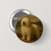 Komondor Ronde Button 5,7 Cm (Voorkant /achterkant)