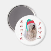 Komondor Santa Paws Magneet (Voorkant / Achterkant)