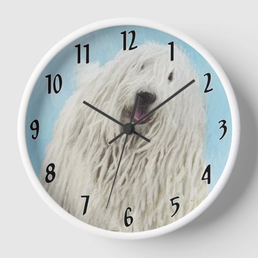 Komondor schilderen - Kute Original Dog Art (Voorkant)