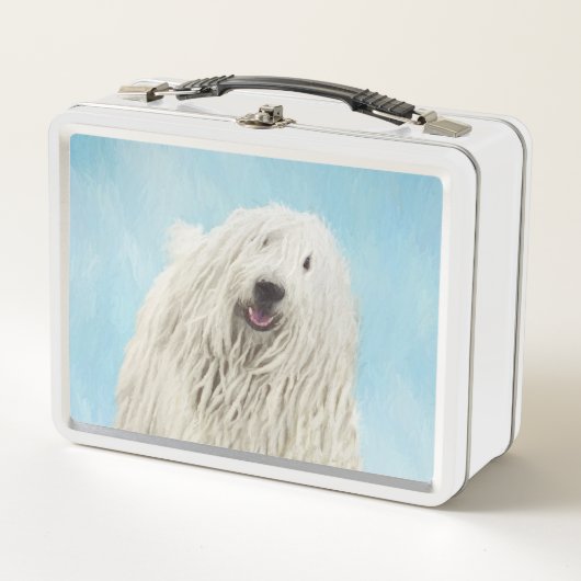 Komondor schilderen - Kute Original Dog Art (Voorkant)