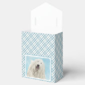 Komondor schilderen - Kute Original Dog Art Bedankdoosjes (Geopend)