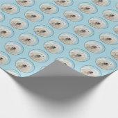 Komondor schilderen - Kute Original Dog Art Cadeaupapier (Hoek)