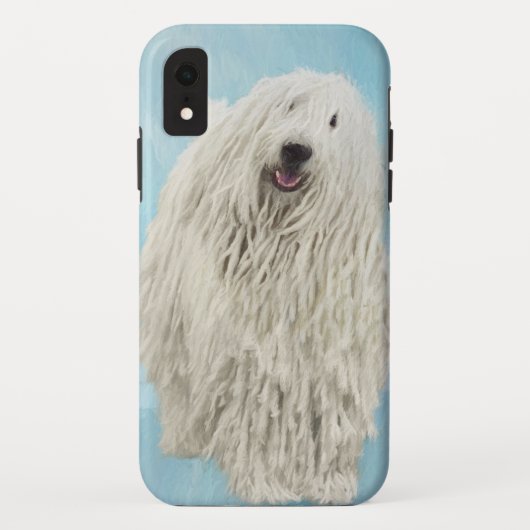 Komondor schilderen - Kute Original Dog Art Case-Mate iPhone Case (Achterkant)