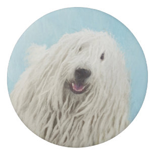 Komondor schilderen - Kute Original Dog Art Gum