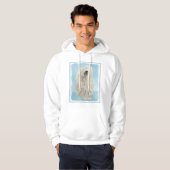 Komondor schilderen - Kute Original Dog Art Hoodie (Voorkant volledig)