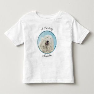 Komondor schilderen - Kute Original Dog Art Kinder Shirts