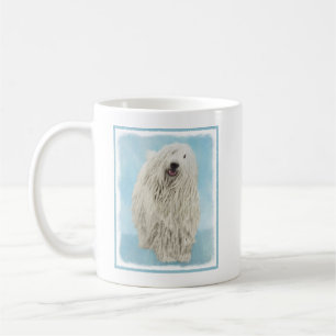Komondor schilderen - Kute Original Dog Art Koffiemok