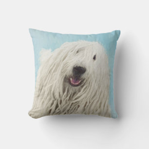 Komondor schilderen - Kute Original Dog Art Kussen