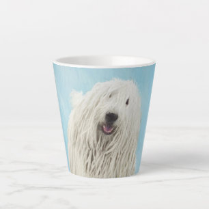 Komondor schilderen - Kute Original Dog Art Latte Mok