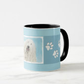 Komondor schilderen - Kute Original Dog Art Mok (Voorkant rechts)