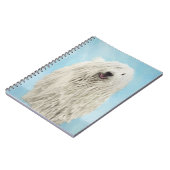 Komondor schilderen - Kute Original Dog Art Notitieboek (Linkerzijde)
