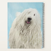 Komondor schilderen - Kute Original Dog Art Planner (Achterkant)