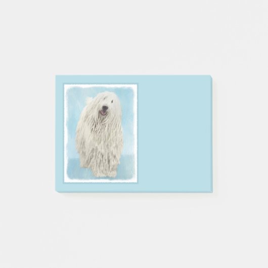 Komondor schilderen - Kute Original Dog Art Post-it® Notes (Voorkant)