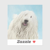 Komondor schilderen - Kute Original Dog Art Sticker (Vel)