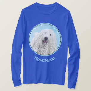 Komondor schilderen - Kute Original Dog Art T-shirt