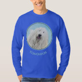 Komondor schilderen - Kute Original Dog Art T-shirt (Voorkant)