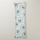 Komondor schilderij Hongaarse Schattigee originele Lichaamskussen (Achterkant (Verticaal))