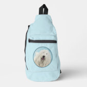 Komondor schilderij Hongaarse Schattigee originele Sling Bag (Voorkant)