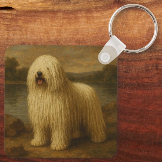 Komondor Sleutelhanger (Achterkant)