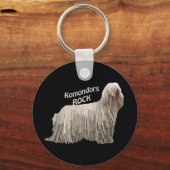 Komondors Rock Sleutelhanger (Voorkant)