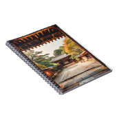 Komorebi - De Zonovergoten Tempel Notitieboek (Rechterzijde)
