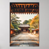 Komorebi - De Zonovergoten Tempel Poster (Voorkant)