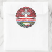 Komoren Komoren KomSchweizer Schweiz Baum Wurzel Ronde Sticker (Tas)