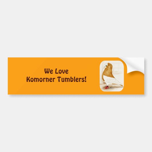 Komorner Yellow Mag 1973 Bumpersticker (Voorkant)