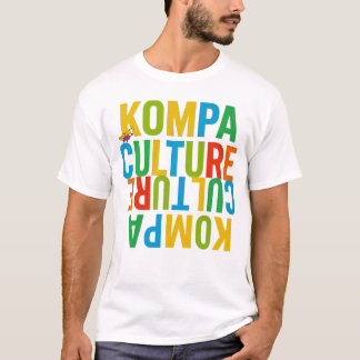 Kompa Culture Color Flip – Haïtiaanse Muziek & Cul T-shirt