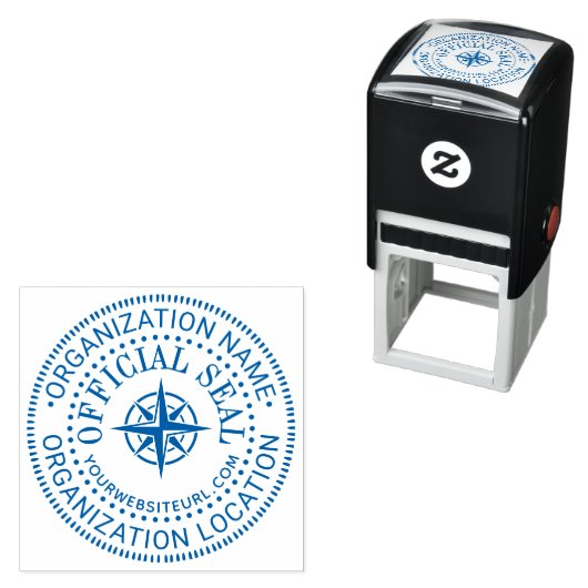 Kompas Algemene Aangepaste Officiële Stempel Naam (In situ)