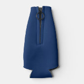 Kompas Anker Blauw Kapitein Flesjeskoeler (Achterkant)